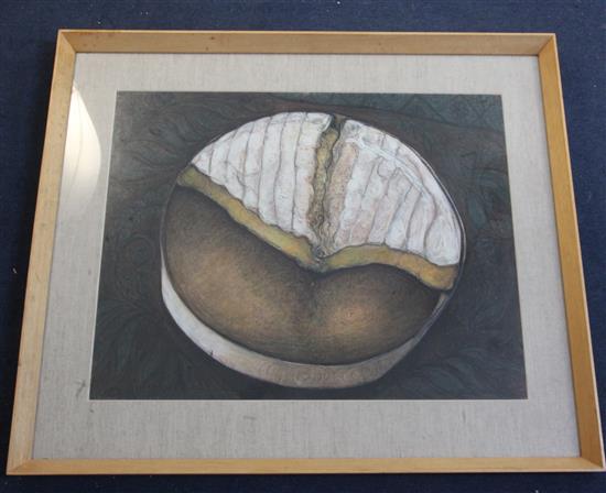 William de Belleroche (1913-1969) Etude de Camembert and Study of fish 20 x 25in. and 22 x 29in.